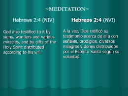 Hebrews 9:24-28 (N.I.V.)