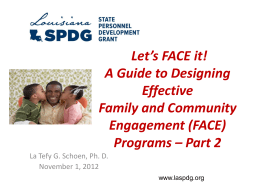 Family and Community Engagement