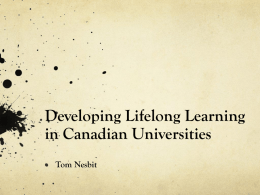 University Continuing Education: A North American Perspective