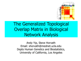 Generalize Topological Overlap Measure on Gene Co