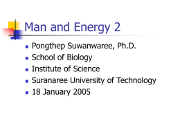 Man and Energy