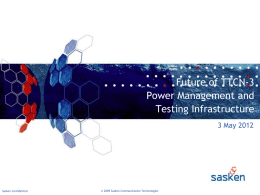 Future of TTCN3-Power Management and Testing Infrastructure