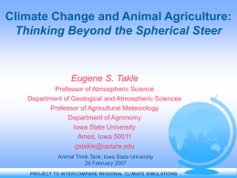 PowerPoint Presentation - Global Change Curricula and
