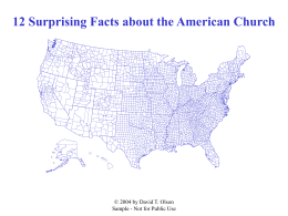 12 Surprising Facts - The American Church