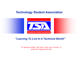 TSA - Through the discovery of ways to solve problems