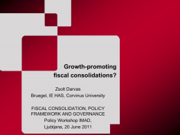 Growth-promoting fiscal consolidations