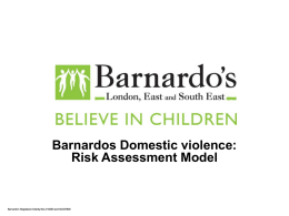 Barnardos domestic violence risk assessment training