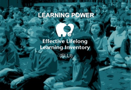 Learning Power: The Effective Lifelong Learning Inventory