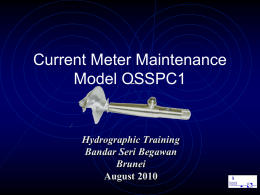 Universal Current Meter Training Model OSS-B1