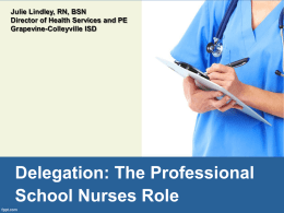 Diapositiva 1 - Texas School Nurses Organization