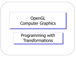 OpenGL Transformations