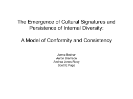 Cultural Emergence in Game Ensembles: An Experimental Study