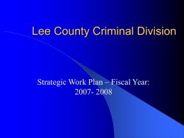 Lee County Criminal Division - 20th Judicial Circuit Florida