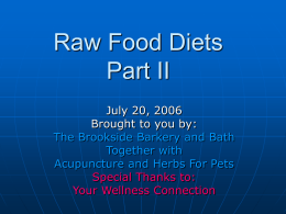 Raw Diets - DOCFARIS.COM