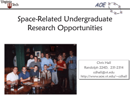 The Space in Aerospace and Ocean Engineering