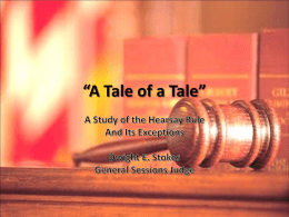 A Tale of a Tale” - Home | Tennessee Administrative