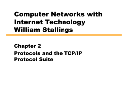 Chapter 2 Protocols and TCP/IP