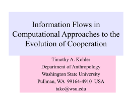 Information Flows in Computational Approaches to the