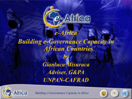 e-Africa - United Nations