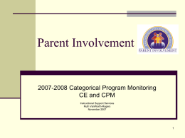Parent Involvement - Bakersfield City School District