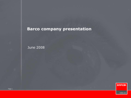 Barco template