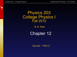 Physics 1422 - Introduction