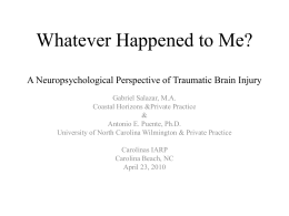 Whatever Happened to Me? - Antonio E. Puente, Ph.D.