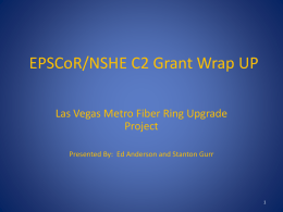 EPSCoR/NSHE C2 Grant Wrap UP