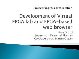 Development of Virtual FPGA lab and FPGA