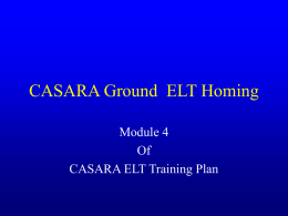 Casara ELT Homing