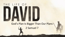 God's Plan Is Bigger Than Our Plans