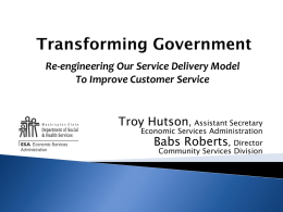 Transforming Government Troy's presentation 6-17-10