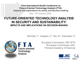FTA in Security and sustainability