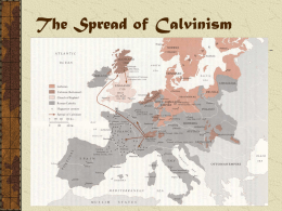 The Spread of Calvinism