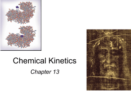 Chemical Kinetics - pioneer.netserv.chula.ac.th