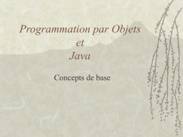 Java and Object-Oriented Programming