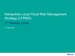 Hampshire Local Flood Risk Management Strategy (LFRMS)