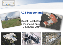 ACT Happenings - Department of Health, Victoria