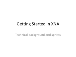 Getting Started in XNA