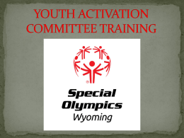 Youth Activation Committee Training