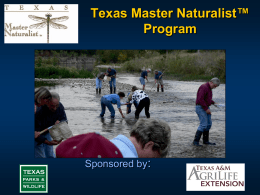 Texas Master Naturalist&trade; Program