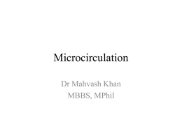 Microcirculation - MBBS Students Club | Spreading medical