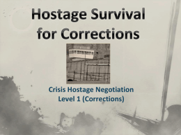 Hostage Survival for Corrections [PowerPoint Slides]