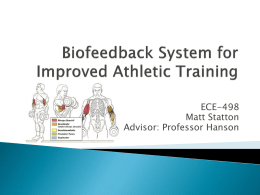 Biofeedback System for Improved Athletic Training