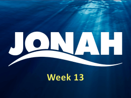 The Structure of the Book of Jonah
