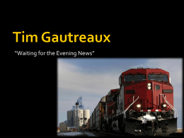 Tim Gautreaux - Teaching College Literature