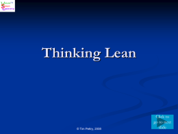 Thinking Lean