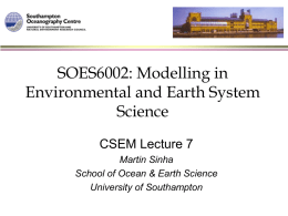 SOC Interview 1999 Talk - University of Southampton