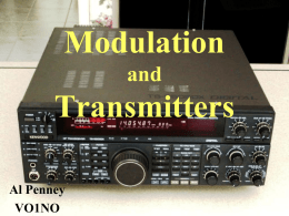 Modulation and Transmitters