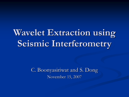 Wavelet Extraction using Interferometry